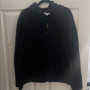 Amazon Essentials Black Zip-Up Hoodie
